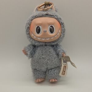 Pop Mart Gray Plush Labubu Toy for Kids